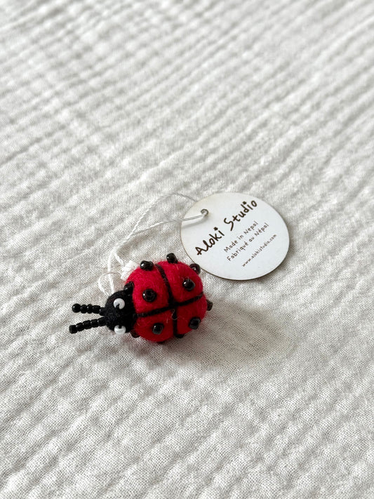 Ladybug Pin Charm