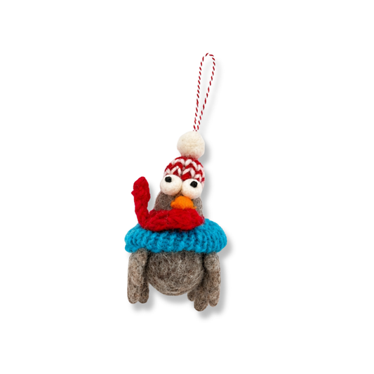 Crazy Chicken Ornament