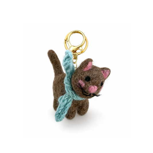 Kitty with Scarf Charm